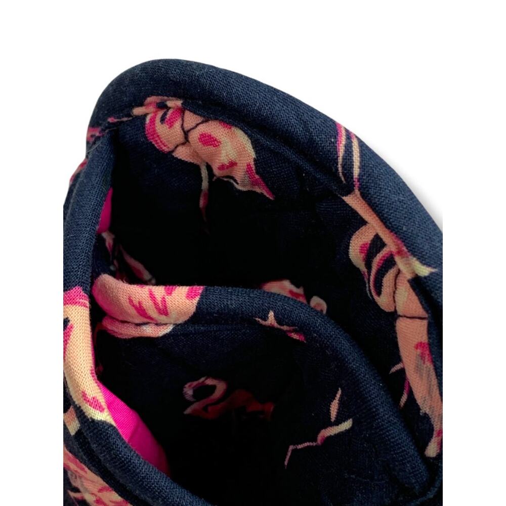 Vera Bradley Flamingo Fiesta Soft Eyeglasses Holder 2 Slip Pockets - Picture 5 of 6